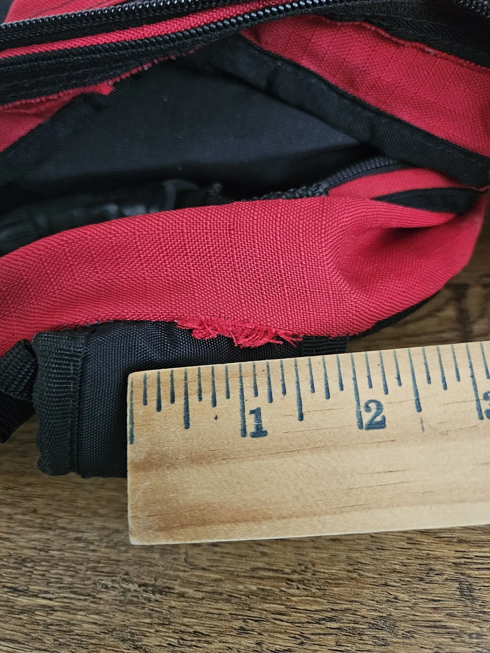 Eastpak Red and Black Backpack with Multiple Compartments